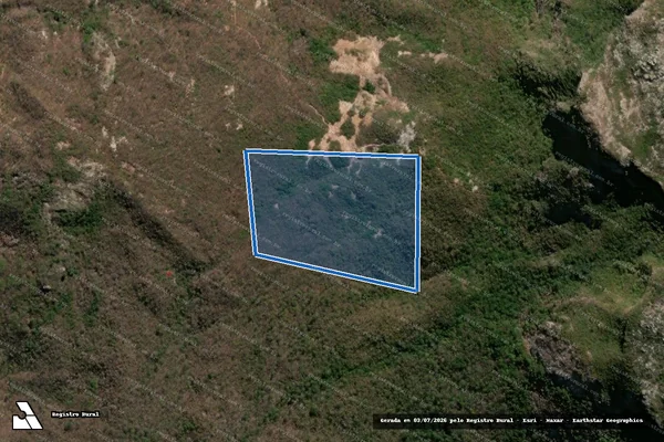Imagem de satélite de FAZENDA SANHAROL - Parte 3 em Serranópolis de Minas - MG