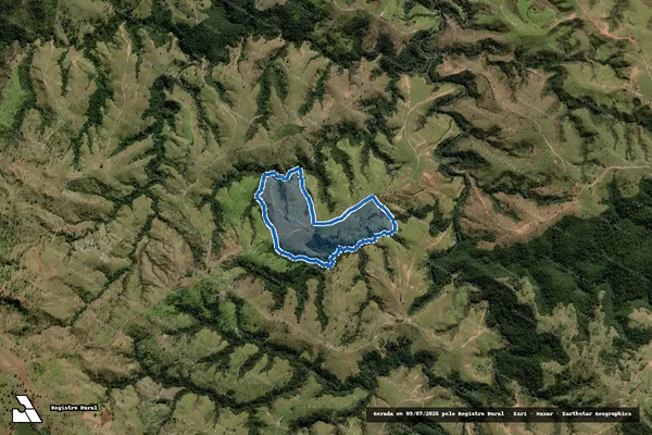Imagem de satélite de Fazenda Abaete dos Mendes - 001 em Rio Paranaíba - MG