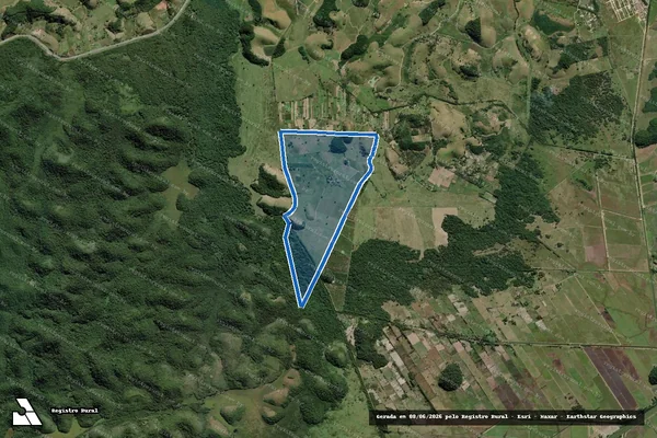 Imagem de satélite de Fazenda Santa Maria - Parte 1 em Casimiro de Abreu - RJ