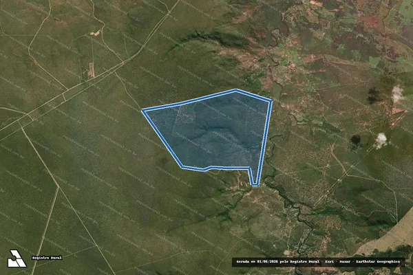 Imagem de satélite de FAZENDA CABECEIRA GRANDE - Parte 1 em São Desidério - BA