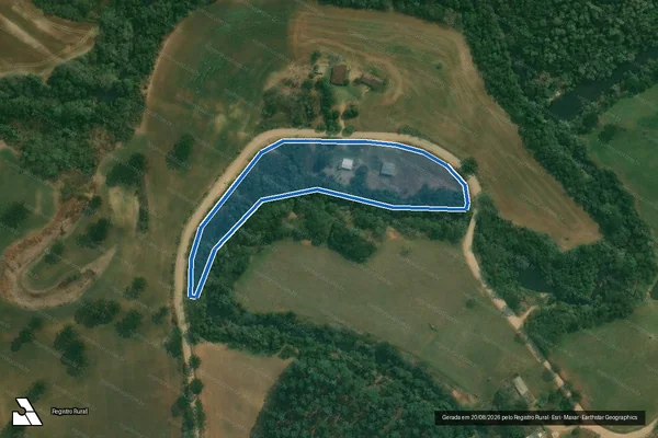 Imagem de satélite de P.A. SINHA ANA Lote 01 - Lote 01B em Reserva - PR