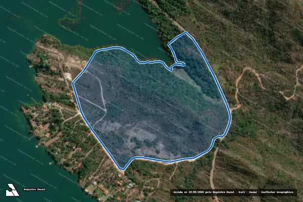 Imagem de satélite de FAZENDA SANTO ANTOINIO - FAZENDA SANTO ANTONIO em Delfinópolis - MG