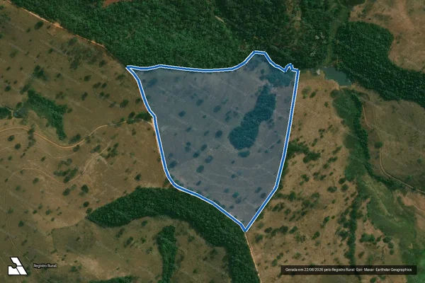 Imagem de satélite de Fazenda Brumado - Parte 4 em Rio Vermelho - MG