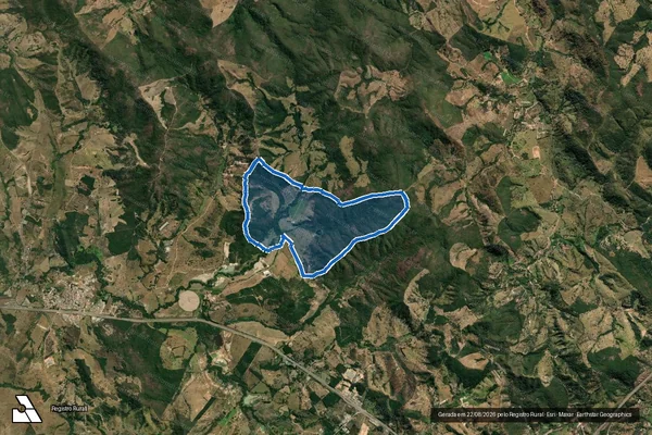 Imagem de satélite de Fazenda João Dias - Lajinha - Parcela 1 em Pará de Minas - MG