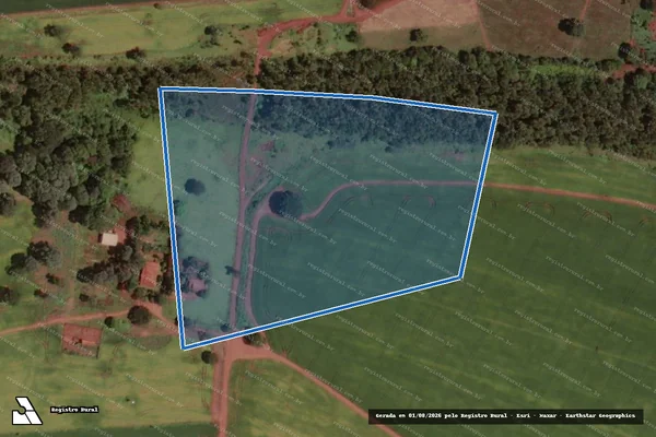 Imagem de satélite de Fazenda Douradinhos - PARTE 1 em Frutal - MG