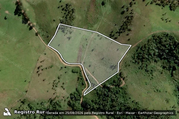 Imagem de satélite de FAZENDA PANORAMA  - Parte 1 em Santa Helena de Minas - MG