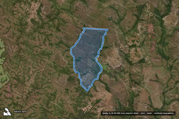Imagem de satélite de LOTE N° 18, LOTEAMENTO PIABANHA, GLEBA 02, 4ª ETAPA - LOTE N° 18, LOTEAMENTO PIABANHA, GLEBA 02, 4ª ETAPA em Lizarda - TO