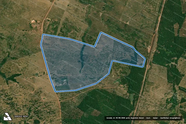 Imagem de satélite de FAZENDA SÃO LUIS - REMANESCENTE LOTE 561 em João Lisboa - MA