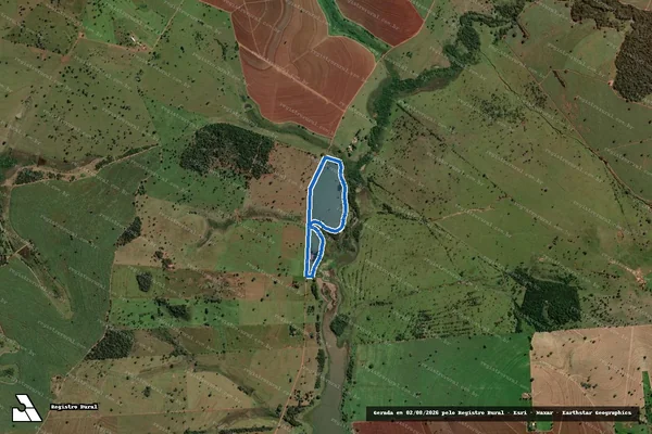 Imagem de satélite de FAZENDA DO BARREIRO - Gleba B em Santo Antônio do Aracanguá - SP