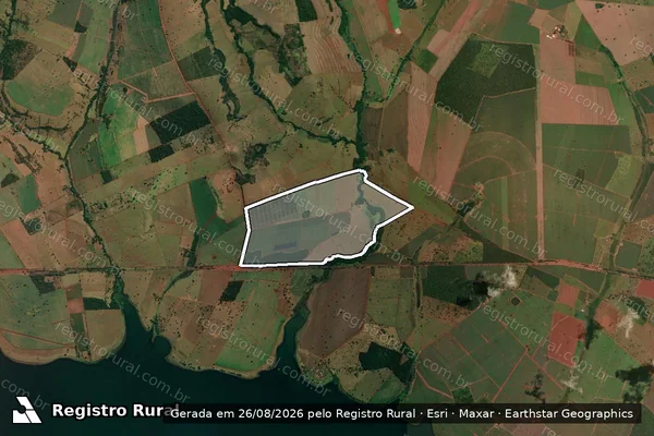 Imagem de satélite de FAZENDA BELA VISTA - Parte 1 em Itapagipe - MG