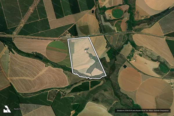 Imagem de satélite de Fazenda Santa Fe - Parcela 1 em Estrela do Sul - MG
