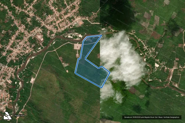 Imagem de satélite de Paroquia de São Benedito - Paróquia de São Benedito / gleba III em São Benedito do Rio Preto - MA