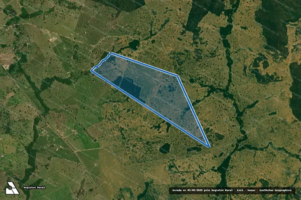 Imagem de satélite de Sítio Carlão - Parte 1 em Jauru - MT