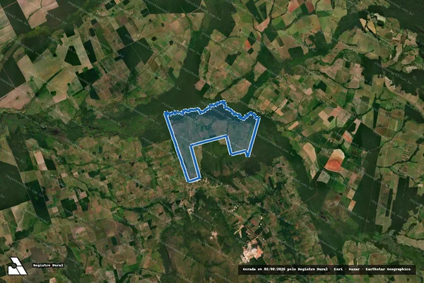 Imagem de satélite de Fazenda Sao Vicente do Galera - em Nova Lacerda - MT
