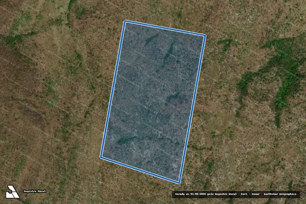 Imagem de satélite de PARTE DA FAZENDA BREJAS OU LAVADO  - PARTE 3 em Nova Roma - GO