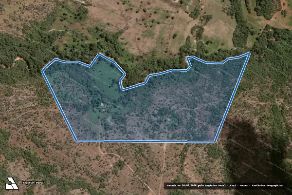 Imagem de satélite de LOTE 01 DO LOTEAMENTO GLEMA MALHADA - Gleba 02 em Dianópolis - TO