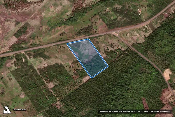 Imagem de satélite de LOTE 76 - PROJETO DE ASSENTAMENTO SANTANA NOSSA ESPERANÇA / Parte 1