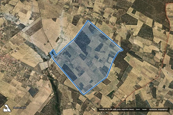 Imagem de satélite de SERRA DO CALDEIRÃO - Parte 1 em Araripina - PE