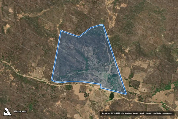 Imagem de satélite de FAZENDA ESPERANÇA - Parte 1 em Parambu - CE