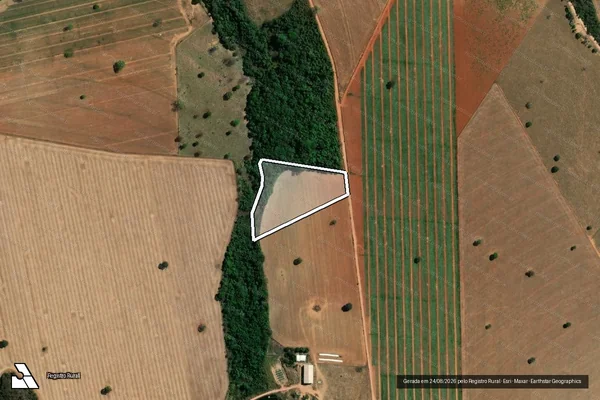 Imagem de satélite de FAZENDA SOIBIM DE OURO - Gleba 02 em Santa Isabel - GO