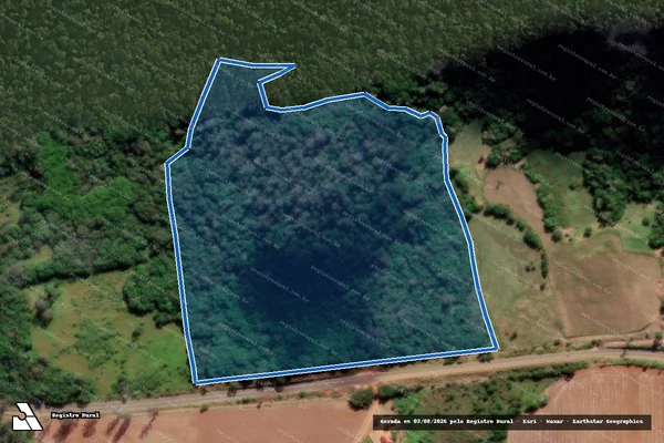 Imagem de satélite de FAZENDA BOA VISTA - Parte 1 em Heliodora - MG