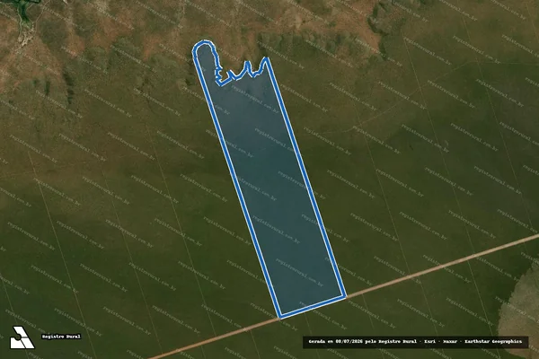 Imagem de satélite de Fazenda Estrondo ? Lote 68-B - Fazenda Estrondo ? Lote 68-B em Formosa do Rio Preto - BA