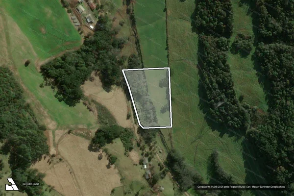 Imagem de satélite de LOTE RURAL 124 ? PROPRIEDADE ROSSET - Parcela 1 em Erechim - RS