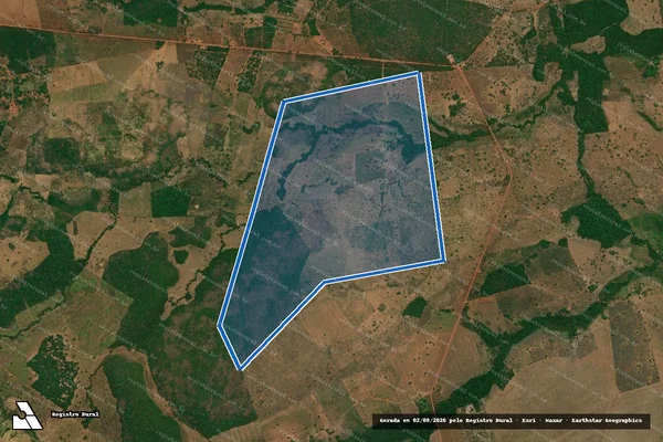 Imagem de satélite de PARTE DA FAZENDA TABOLEIRINHO - Parte 1 em Estreito - MA