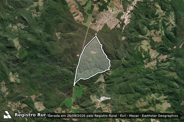 Imagem de satélite de Fazenda Nova Brasília I - Gleba H em Nova Campina - SP