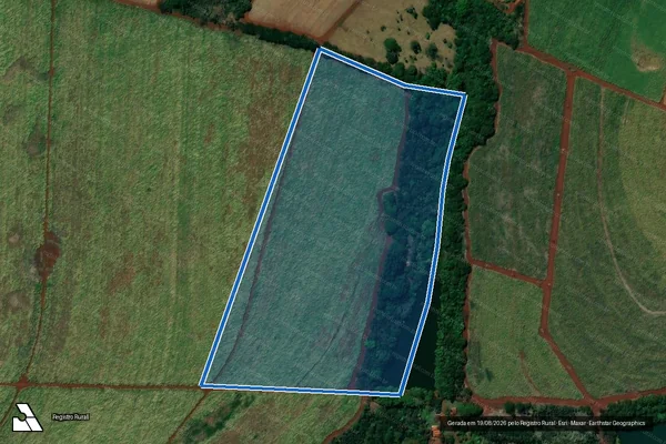 Imagem de satélite de Fazenda Santa Quiteria- Secção Santa Quiteria-área 03 - Parcela 1 em Sales Oliveira - SP