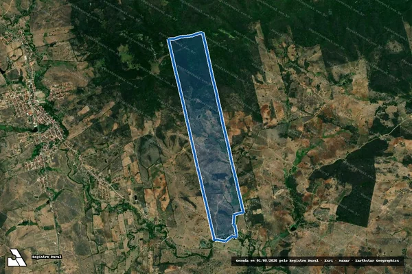 Imagem de satélite de Sítio Teles - Parcela 1 em Juarez Távora - PB