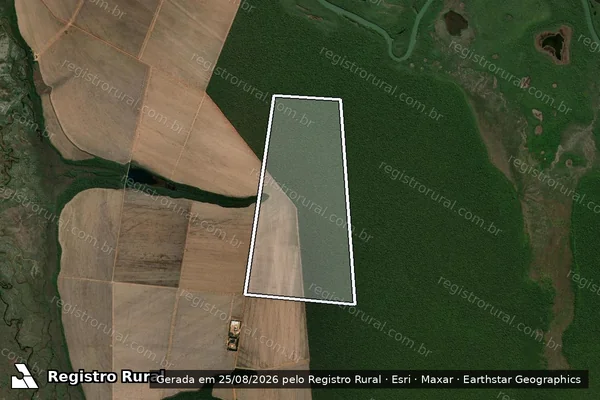 Imagem de satélite de FAZENDA SANTA CRUZ - FAZENDA SANTA CRUZ  - ÁREA E em Querência - MT