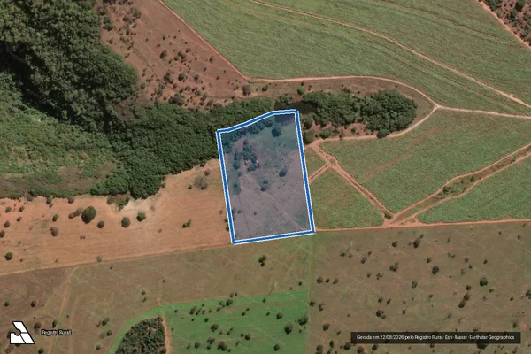 Imagem de satélite de FAZENDA RAPOSA - Gleba 01 em Cachoeira Alta - GO