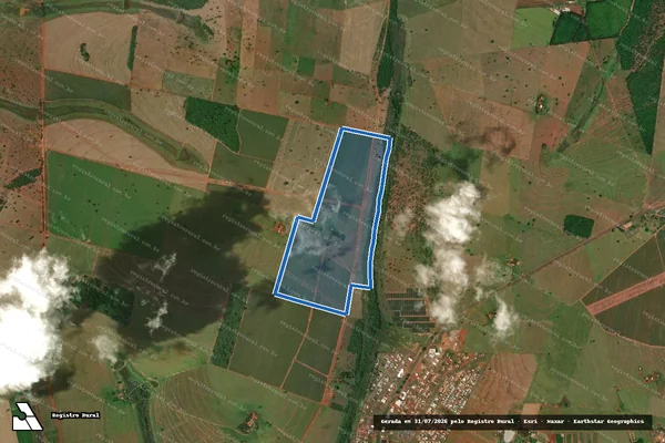 Imagem de satélite de Fazenda Santa Rosa - Parte 1 em Iturama - MG