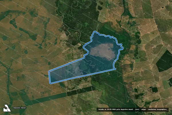 Imagem de satélite de FAZENDA RB IV - Parte ? 01 em Curvelândia - MT