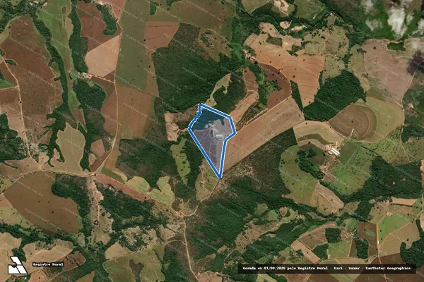 Imagem de satélite de FAZENDA CONCEIÇÃO - GLEBA 02 - 003 em Silvânia - GO