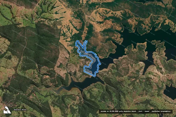 Imagem de satélite de FAZENDA PIRES DENOMINADO BURACÃO - PARCELA_06 em Catalão - GO