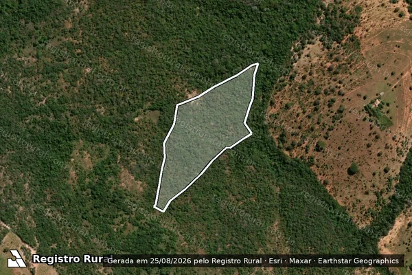 Imagem de satélite de Reserva Legal 09 – Projeto de Assentamento Monte Sinai / Reserva Legal 09 – P. A. Monte Sinai
