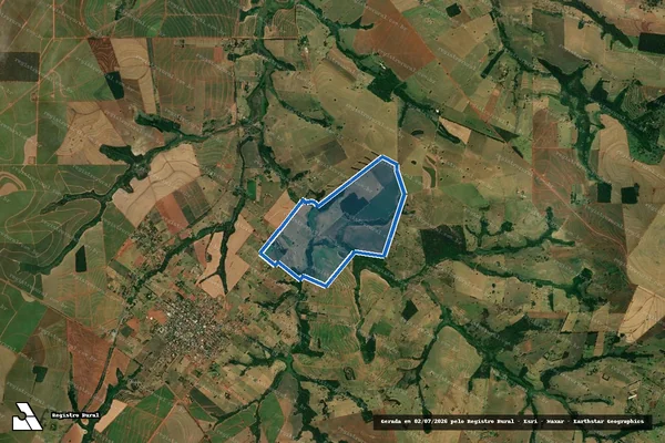 Imagem de satélite de Fazenda Graciosa / Parcela 1 em Santa Fé - PR