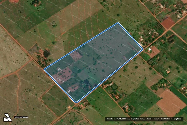 Imagem de satélite de Reassentamento Lagoinha - Lote n°03 em Presidente Epitácio - SP