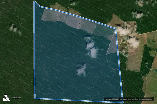 Imagem de satélite de FAZENDA SEGREDO - Parte 1 em Moju - PA