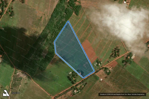 Imagem de satélite de Projeto de Assentamento Água Viva - Lote 148 em Tacuru - MS