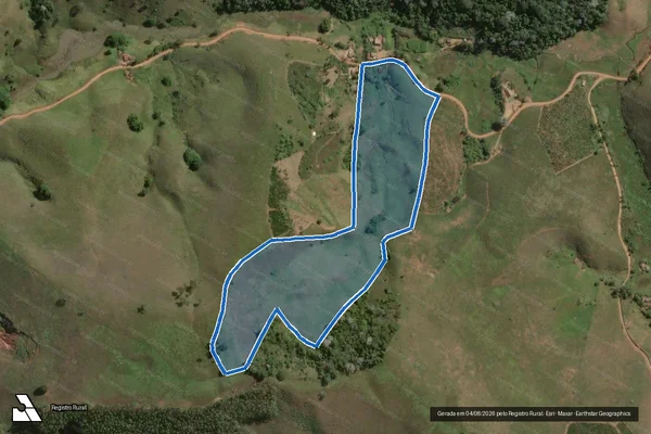 Imagem de satélite de Fazenda Vargem Bela - Parcela 1 em Miradouro - MG