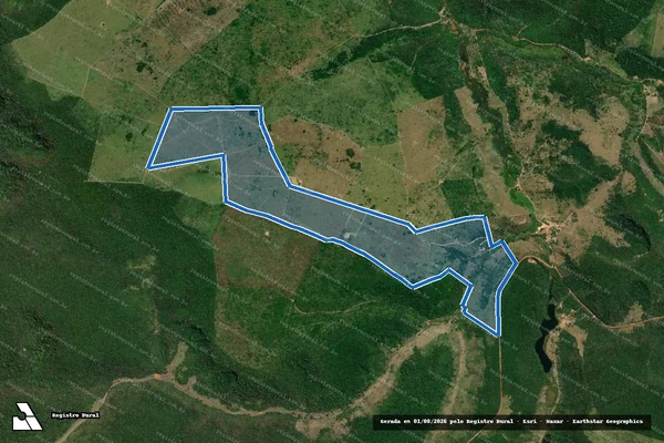 Imagem de satélite de FAZENDA BELA VISTA - Parte em Marajá do Sena - MA