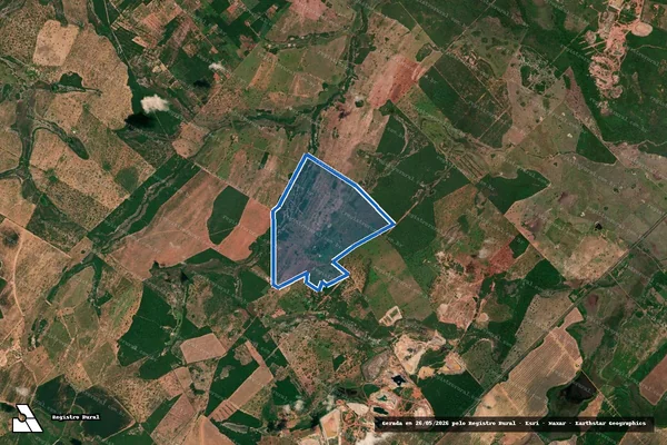 Imagem de satélite de FAZENDA SÃO SEBASTIÃO - Parte 1 em Poconé - MT