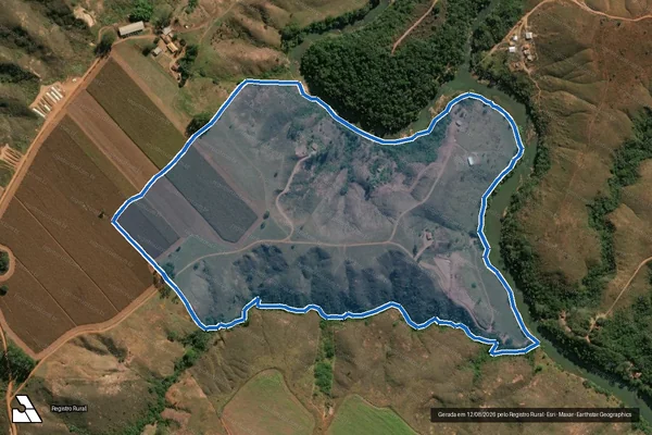 Imagem de satélite de FAZENDA SÃO TIAGO - 001 em São Roque de Minas - MG
