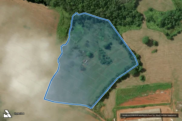 Imagem de satélite de Sítio Souza Ribeiro - Sítio Souza Ribeiro em Cássia - MG