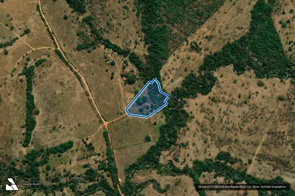 Imagem de satélite de PROJETO DE ASSENTAMENTO FRANCISCO ROQUE DA CRUZ em Fazenda Nova - GO
