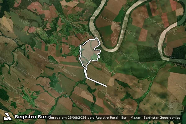 Imagem de satélite de FAZENDA FLAMBOYANT em Engenheiro Beltrão - PR
