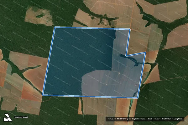 Imagem de satélite de FAZENDA SÃO MIGUEL DO PEIXE em Tabaporã - MT